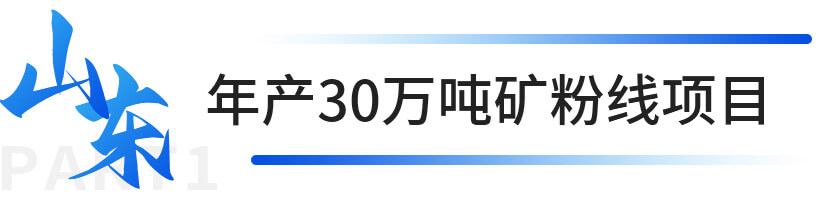 山東年產(chǎn)30萬(wàn)噸礦粉線(xiàn)項目